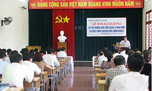 Giải pháp nâng cao chất lượng đào tạo, bồi dưỡng cán bộ lãnh đạo, quản lý ở Hải Phòng